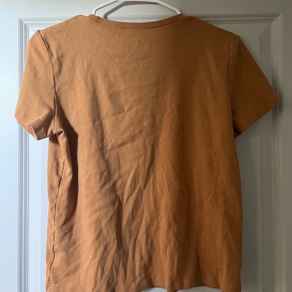 American Eagle Outfitters Short-Sleeve Crewneck T-Shirt — Burnt Orange - Picture 2 of 2